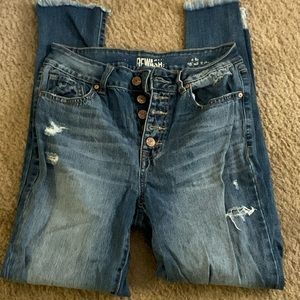 Rewash Jeans with 4 Front Buttons